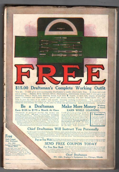 Top-Notch Jan 15 1914 Pulp Lester Ralph Cvr; Burt Standish; William Wallace W...
