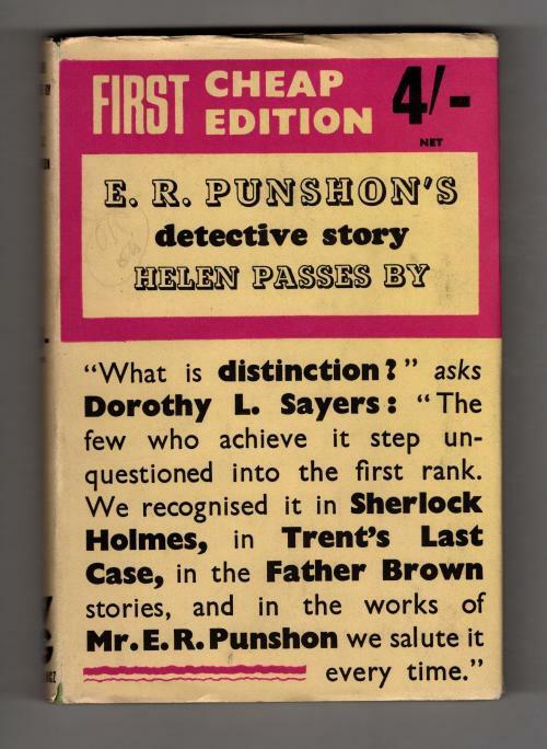 Helen Passes By by E. R. Punshon (Gollancz Detection) File Copy