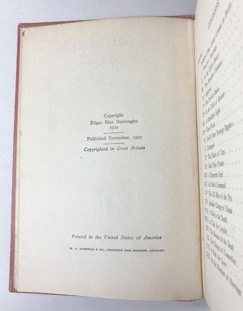 The Chessmen of Mars by Edgar Rice Burroughs (First Edition)