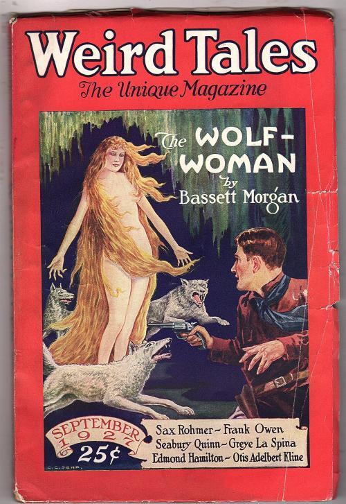 Weird Tales Sep 1927 C.A. Smith,  La Spina - Pulp
