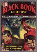Black Book Detective Dec 1933 Horror Cvr: Satanic Villain - Pulp