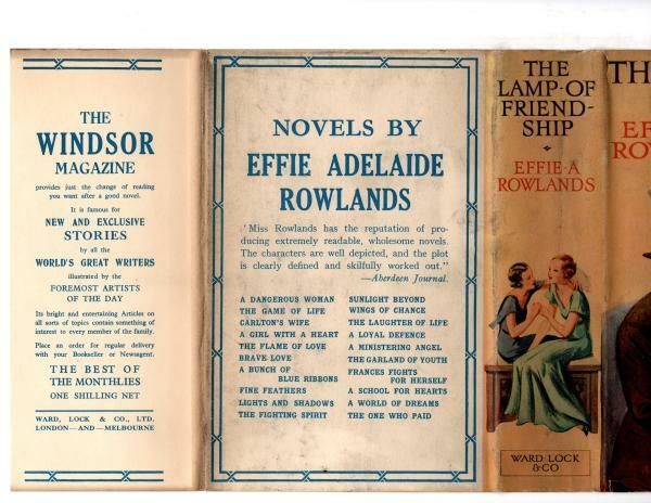 The Lamp of Friendship by Effie A. Rowlands (First Edition) Ward Lock File Copy