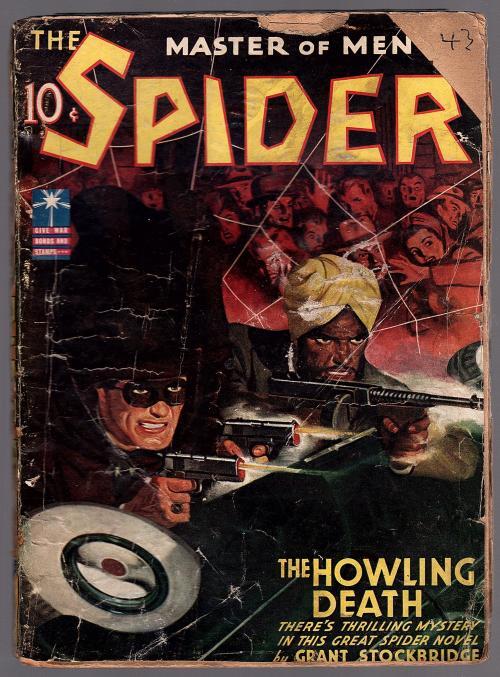 The Spider Jan 1943 DeSoto Cvr Ram Singh and The Spider together