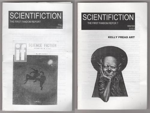 ScientiFiction 2002 All 4 Issues First Fandom Sci-fi Fanzine (1st) Korshak's