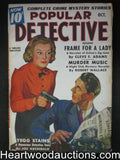 Popular Detective Oct 1938 Parkhurst Art, Murder Music - High Grade