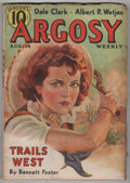 Argosy Aug 14 1937 Emmett Watson woman with whip Cvr; Bennett Foster
