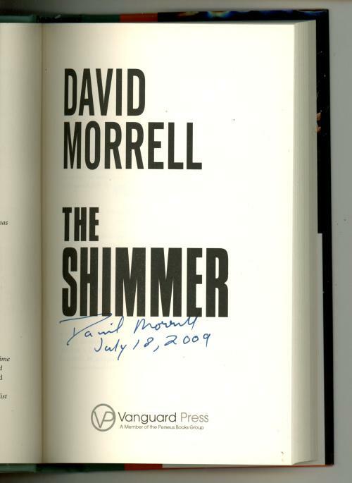 The Shimmer by David Morrell (First Edition) Signed