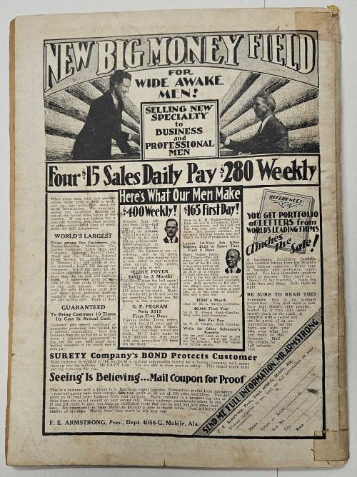Wonder Stories Nov 1932 Frank R. Paul stylized editioral Cvr; C. A. Smith; Simak