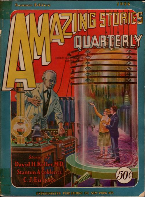 Amazing Stories Quarterly Jul 20 1928 Frank R. Paul Cvr;