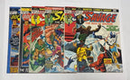 Lot of 6 Doc Savage Marvel Comics Issues 1, 2, 4, 6, 7, 8 Bronze Age