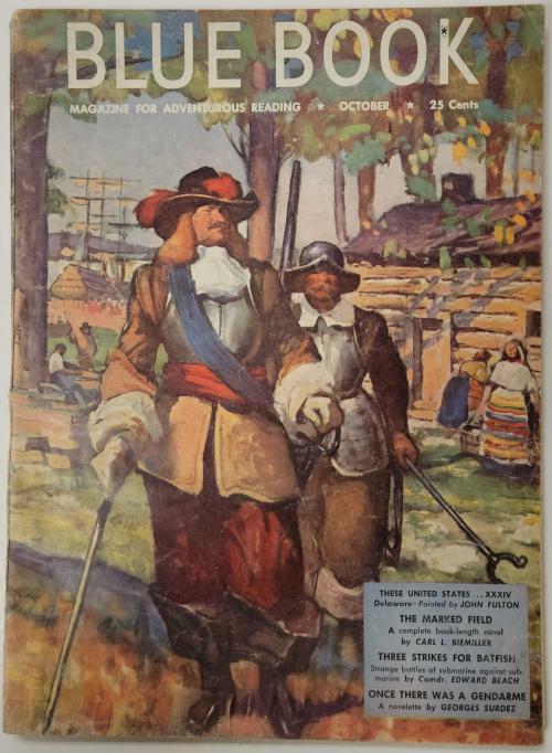 Blue Book Oct 1949 Georges Surdez, Robert Carse