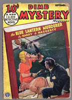Dime Mystery Sep 1933 Walter Baumhofer Cvr, Edgar Wallace - Pulp