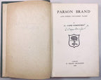 Parson Brand and Other Voyagers' Tales by L. Cope Cornford (First Edition) Si...