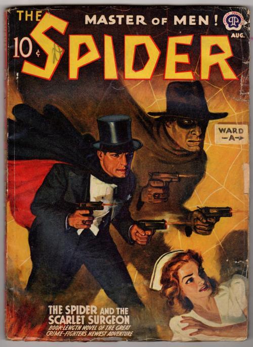 The Spider Aug 1941 Rafael DeSoto Cvr, Arthur Leo Zagat, Doc Turner