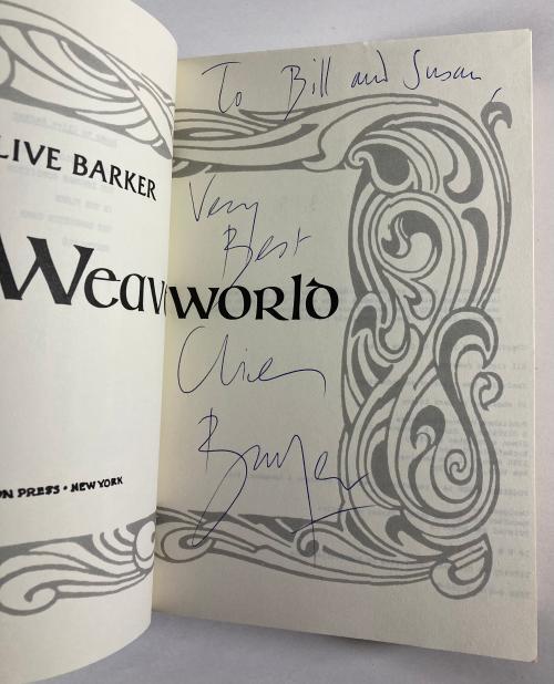 Weaveworld by Clive Barker (Signed) Advance/Proofs