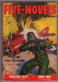 Five Novels Monthly Jan 1942 Pulp Tommy Gun Cvr