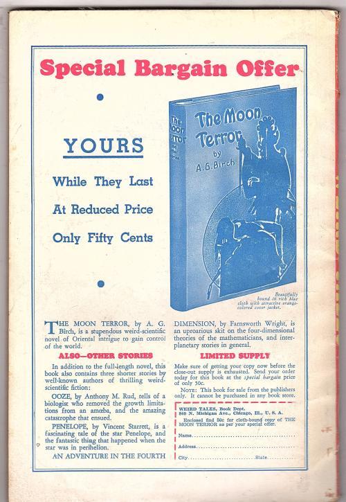 Weird Tales Jul 1938 Virgil Finlay GG Cvr; H.P. Lovecraft; Kuttner - Pulp
