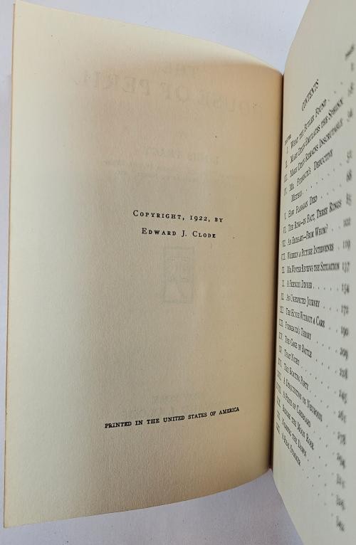 The House of Peril by Louis Tracy (First Edition)
