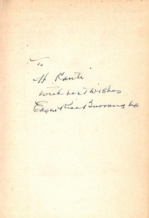 Jungle Tales of Tarzan by Edgar Rice Burroughs (First Edition) Signed