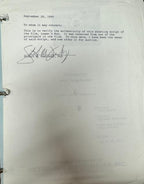 Logan's Run (1975) Authenticated Film Shooting Script