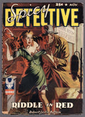 Spicy Detective Nov 1942 GGA Cover Art; Robert L. Bellem - Pulp
