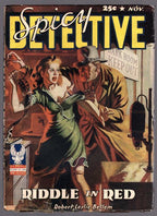 Spicy Detective Nov 1942 GGA Cover Art; Robert L. Bellem - Pulp