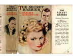The Secret Barrier by Charles Kingston (First Edition) File Copy