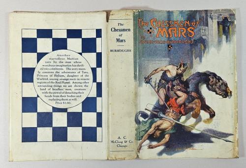 The Chessmen of Mars by Edgar Rice Burroughs (First Edition) Signed