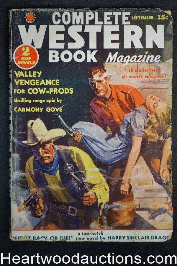 Complete Western Book Sep 1938  Harry Sinclair Drago, Norman A. Fox