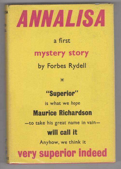 Annalisa by Forbes Rydell (First UK Edition) Gollancz File Copy
