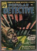 Popular Detective Feb 1944 "The Irish Death Trap" Don Tracy - Pulp