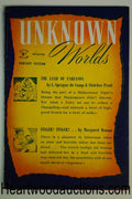 Unknown Worlds (British) Winter 1946 L. Sprague de Camp, Edd Cartier art
