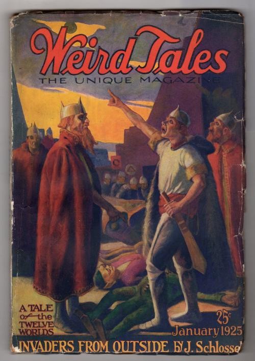 Weird Tales Jan 1925 Lovecraft, Price, Long Jr, Quinn, Burks