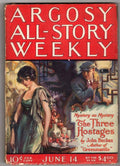 Argosy Jun 14, 1924 John Buchan The Three Hostages Cover story