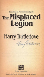 The Misplaced Legion by Harry Turtledove (First Printing) Signed