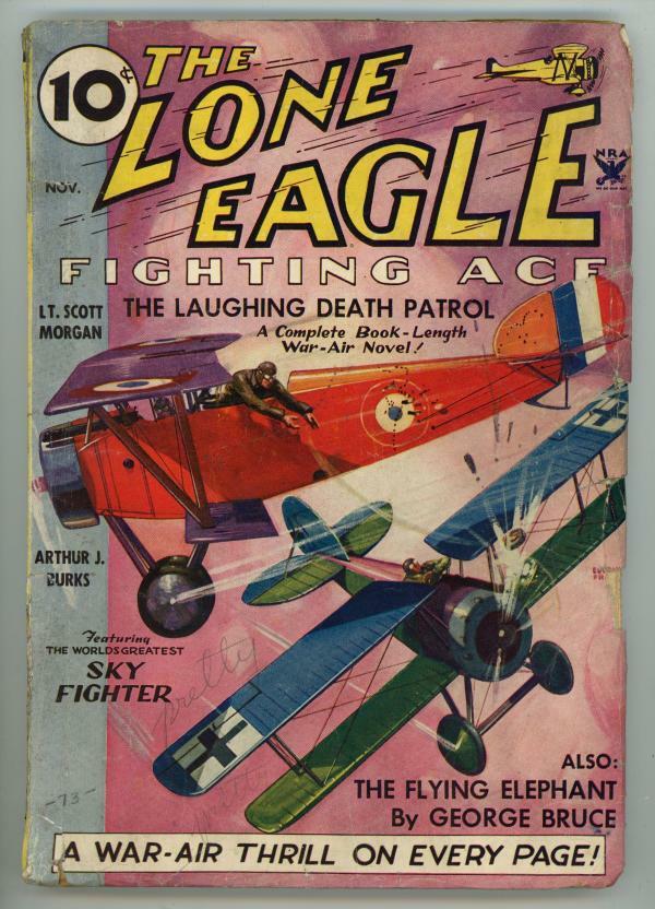 The Lone Eagle Nov  1934 Pulp