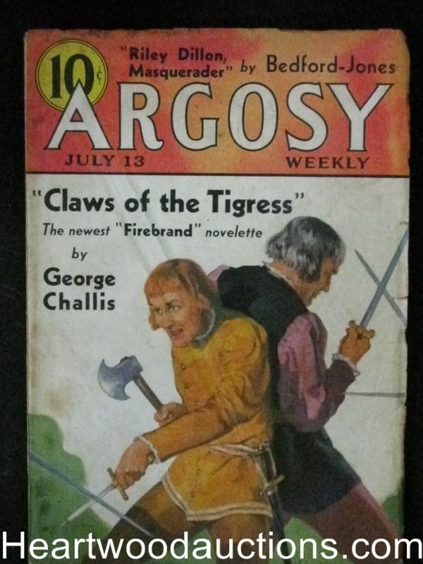 Argosy July  13, 1935 Max Brand,H.B Jones