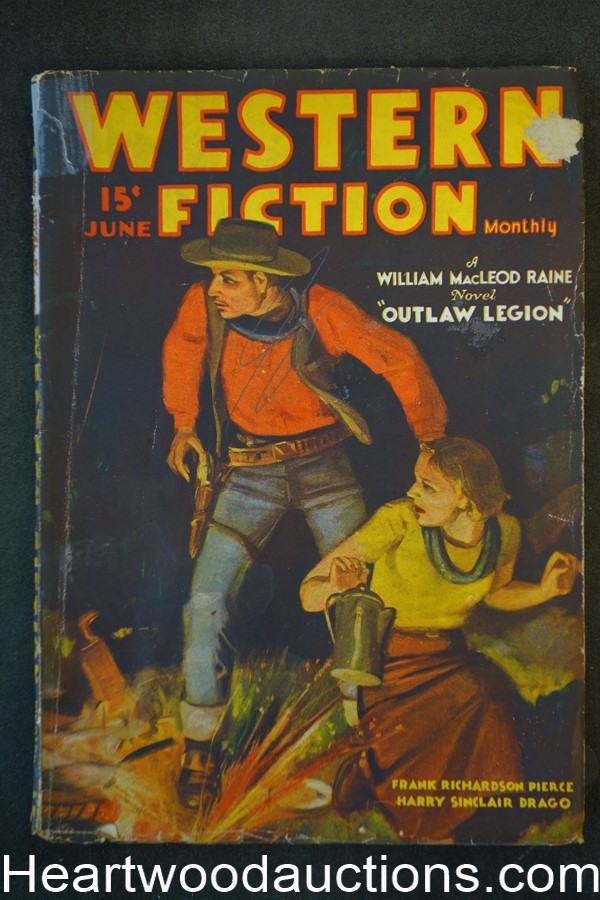 Western Fiction Jun 1935 William MacLeod Raine, Frank Richardson Pierce