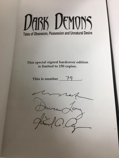 Dark Demons by Kurt Newton (First Edition) LTD Signed