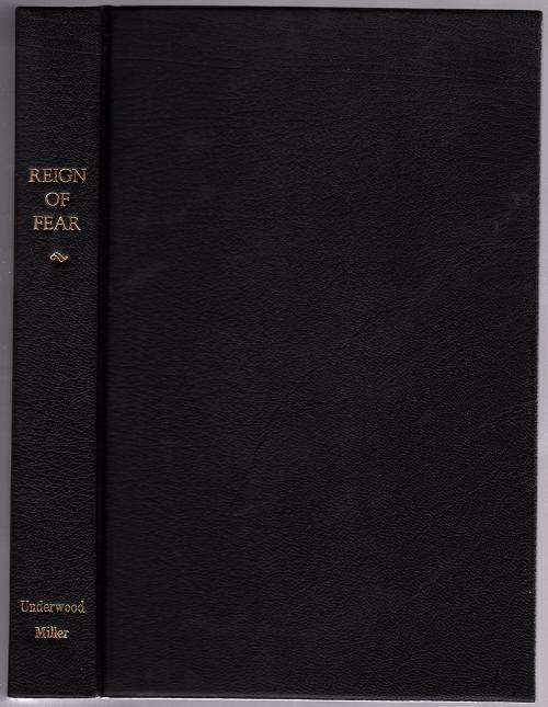Reign of Fear: Fiction and Film of Stephen King by Stephen King (Signed) (Fir...