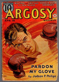 Argosy Apr 16 1938 Boxing Red Star of Tarzan Edgar Rice Burroughs Pulp