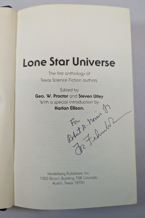 Lone Star Universe edited by Geo. W. Proctor (First Edition) Signed