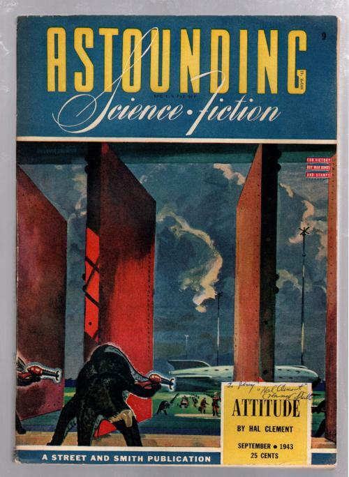 Astounding Science Fiction Sep 1943 Bradbury; CL Moore Pulp