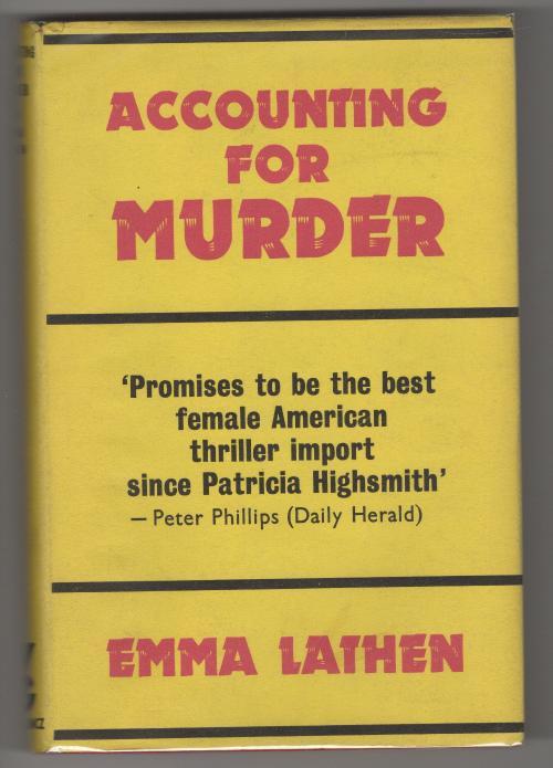 Accounting for Murder by Emma Lathen (First UK Edition) File Copy