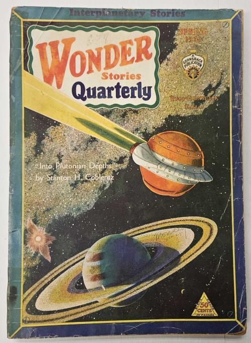 Wonder Stories Quarterly Spring 1931 Frank Paul Cvr; Stanton Coblentz