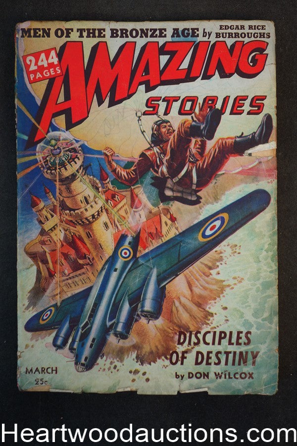 "Amazing Stories" March 1942 Burroughs J. Allen St. John