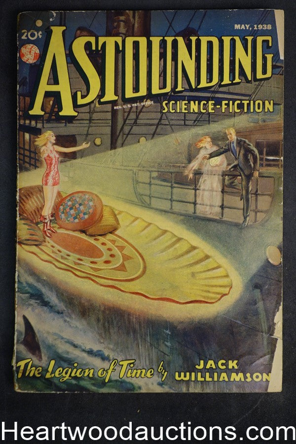 Astounding May 1938 Schneeman Cvr of Jack Williamson -Legion of Time