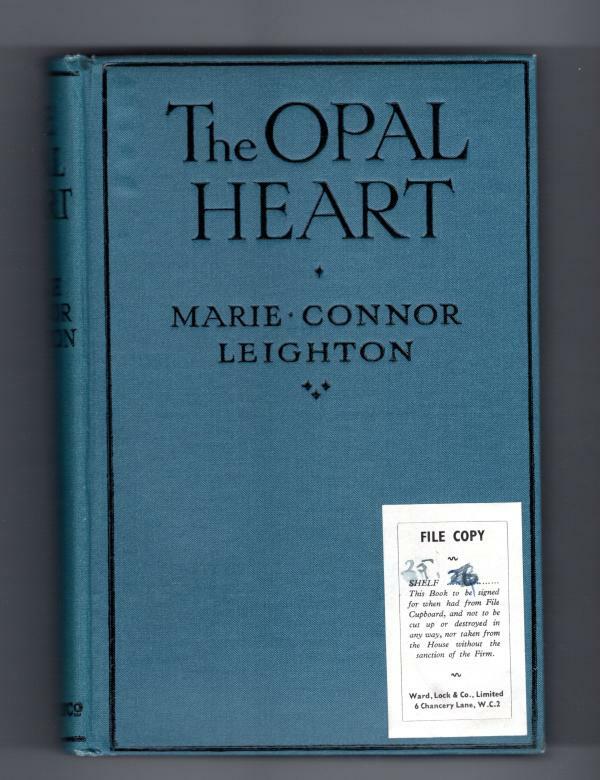 The Opal Heart by Marie Connor Leighton (First Edition) Ward File Copy