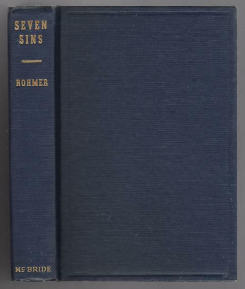 Seven Sins by Sax Rohmer (First Edition)