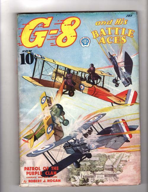 G 8 Battle Aces Jul 1937 "Patrol of the Purple Clan